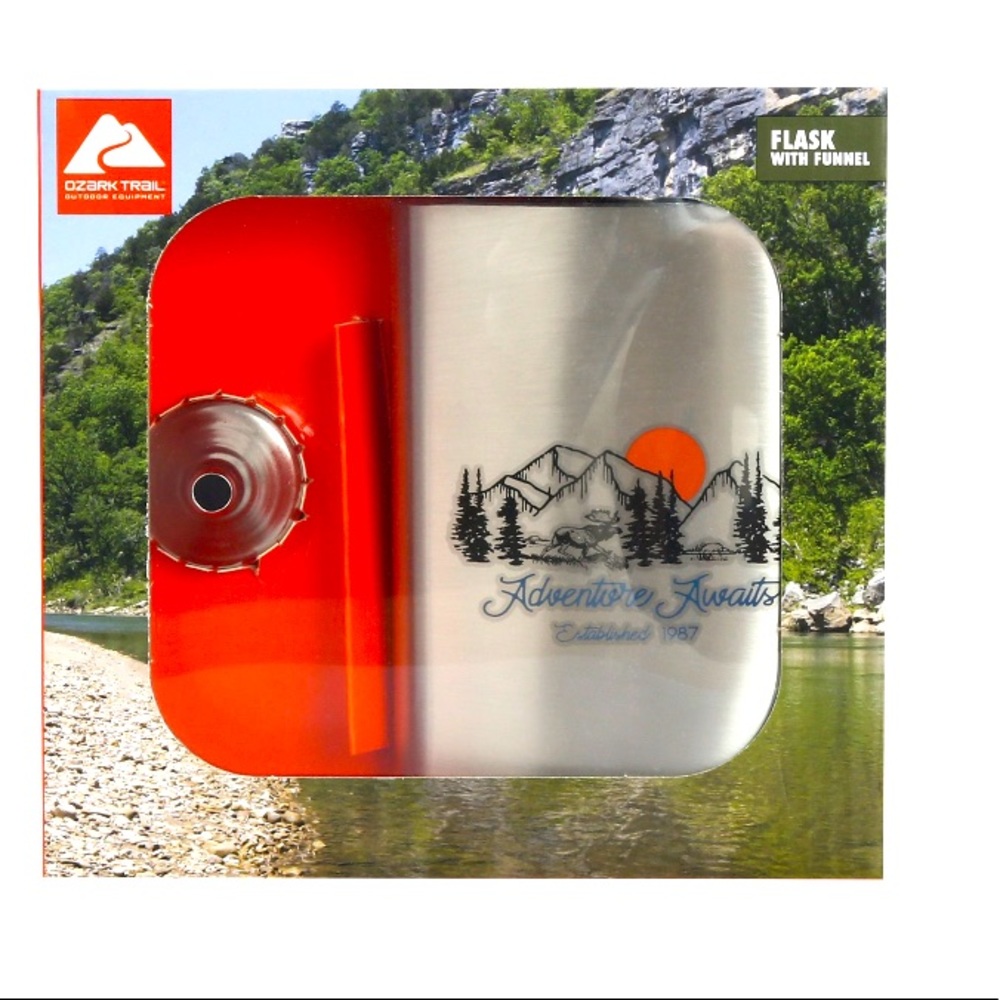 *NWT* Ozark Trail 7.5oz Stainless Steel Flask